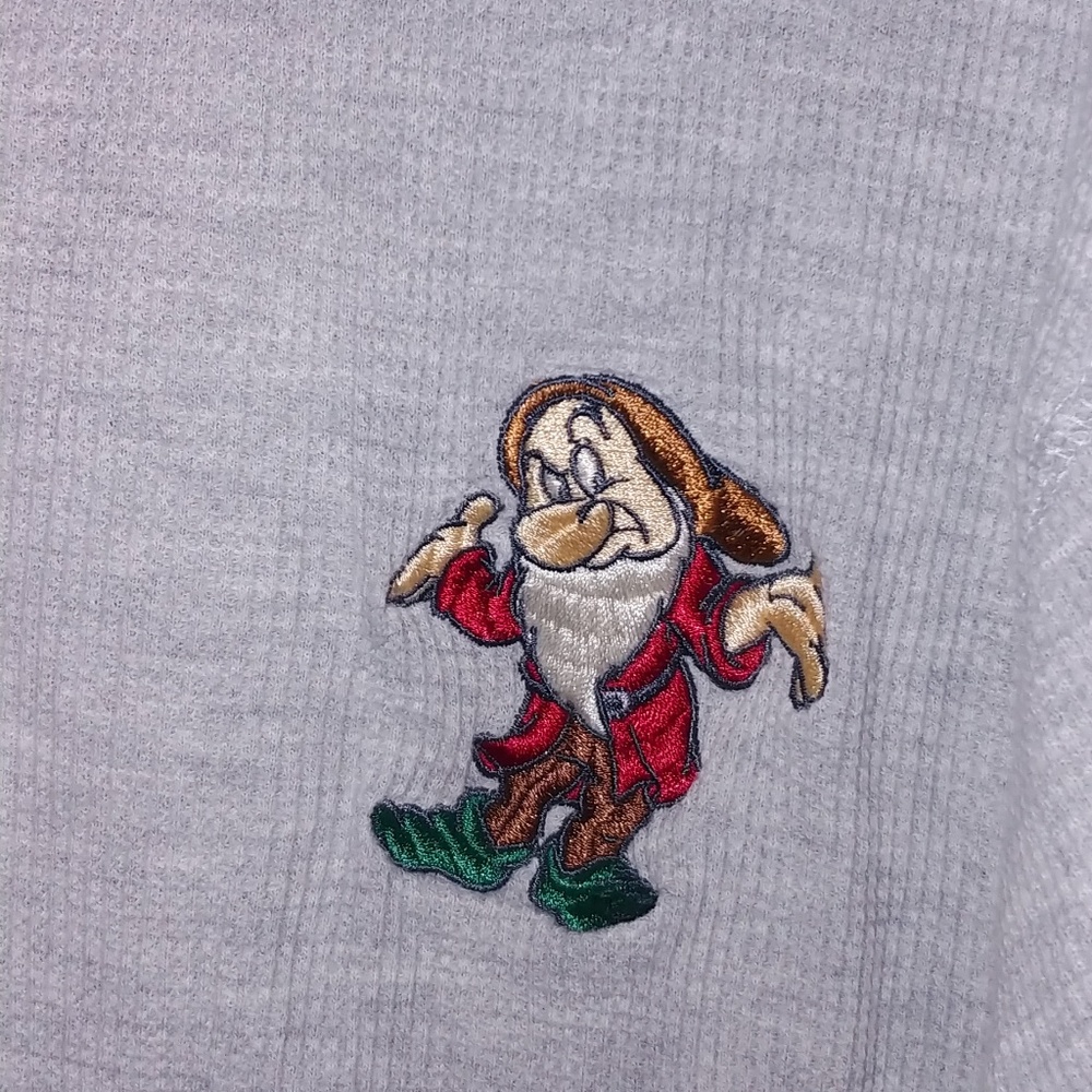 Disney Store Grumpy Dwarf Size M Long Sleeve Therm - image 3